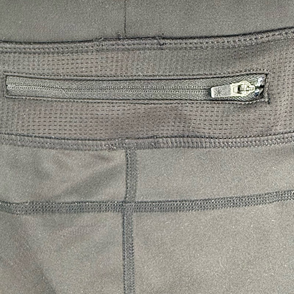 Athleta Black Flare Joggers with Reflective Detail – Size M – NWT - Picture 5 of 8